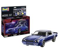 Revell Model Set 67728 Chevy Camaro Z/28: Stranger Things 1:25 Scale Unbuilt/Unpainted Plastic Model Kit with Accessories