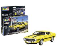Revell Model Set 67729 70 Shelby Mustang GT500 1:25 Scale Unbuilt/Unpainted Plastic Model Kit With Accessories