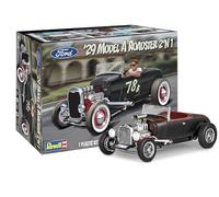 Revell Monogram 14463-1929 Ford Model A Roadster - 1:25 Scale - Unbuilt/Unpainted Plastic Model Kit