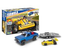 Revell Monogram 14581 - '78 Chevy 4x4 Pickup with Go-Kart 1:25 Scale - Unbuilt/Unpainted Plastic Model Kit