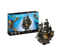 Revell 3D Puzzle 00155 Black Pearl - LED Edition 293 Pieces, Highly Detailed, Stunning Light Effects, 68cm in length, Fun & Easy To Build