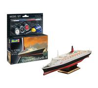 Revell Queen Elizabeth II QE2 Ocean Liner Model Set Kit 65806