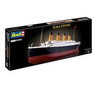 Revell 05497 R.M.S. Titanic (Click System) 1:600 Scale Unbuilt, Pre-Coloured, Click-Together (Non-Glue), Plastic Model Kit