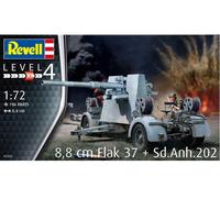 Revell RR3325 1/72 - 8,8cm Flak 37 & Sd.Anh. 202
