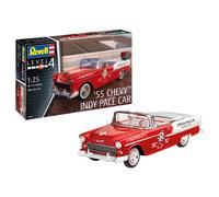 Revell RV07686 07686 7686 1:24 '55 Chevy Indy Pace Car Plastic Model Kit, Various, 1/25