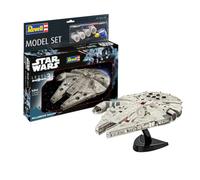 Revell 63600 Model Set Millennium Falcon 1:241 Scale Unbuilt/Unpainted Plastic Model Kit with Accessories