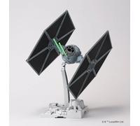 Revell 01201 TIE Fighter Bandai (Click System) 1:72 Scale Unbuilt, Pre-coloured, Click-Together (Non-Glue), Plastic Model Kit