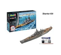 Revell Starter Kit - Battleship Uss New Jersey Top Quality Model