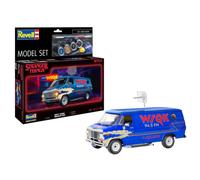 Revell 67732 Model Set Car: Stranger Things 1:25 Scale Unbuilt/Unpainted Plastic Model Kit with Accessories