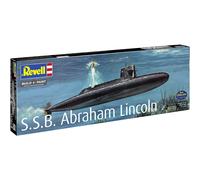 Revell 05185 S.S.B. Abraham Lincoln with Interior 1:253 Scale - Unbuilt/Unpainted Plastic Model Kit