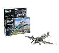 Revell Model Set 63927 Supermarine Spitfire Mk.IXc 1:32 Scale Unbuilt/Unpainted Plastic Model Kit with Accessories