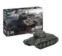 Revell 03510 T-34 World of Tanks 1:72 Scale Plastic model kit, Coloured
