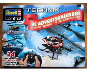 REVELL TECHNIC BUILD YOUR OWN RADIO CONTROLLED HELICOPTER ADVENT CALENDER 01042