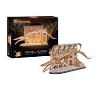Revell Tiny Adventures Tiny Adventures - Natural Museum Blue Whale - With LED Lighting, 3D Miniature DIY Wooden Craft