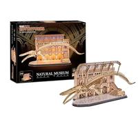 Revell Tiny Adventures Tiny Adventures - Natural Museum Blue Whale - With LED Lighting, 3D Miniature DIY Wooden Craft