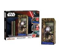 Revell Tiny Adventures Tiny Adventures - Star Wars Battle of Endor - With LED Lighting, 3D Miniature DIY Wooden Craft