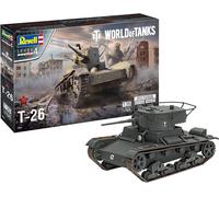Revell, Unvarnished 03505 T-26 World of Tanks 135 Scale Plastic model kit
