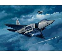 Revell US Lockheed Martin F-22A Raptor Model Set (1:72 Scale)