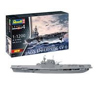 Revell USS Enterprise CV-6 1:1200 Scale Aircraft Carrier Model Kit 05824