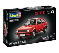 Revell Volkswagen Golf Mk.1 GTI 50 Years 1:24 Model Kit Gift Set 05623