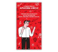 Revelry Uncle Birthday Card Image of Man, 5 x 9 inches