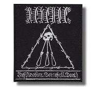 Revenge Band Patch Badge Embroidered Iron on Applique - 1pc - Gothic - Black - 2.5 x 3 inches