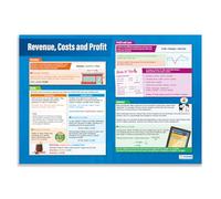 Revenue, Costs and Profit | Business Posters | Laminated Gloss Paper measuring 850mm x 594mm (A1) | Business Class Posters | Education Charts by Daydream Education