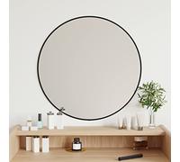 vidaXL Wall Mirror Black 脴 60 cm Round NEW