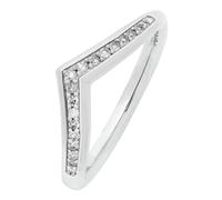 Revere 9ct White Gold 0.10ct Diamond Wedding Ring - K
