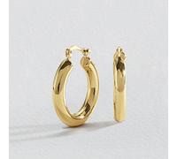 Revere 9ct Yellow Gold Chunky Hoop Earrings