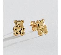 Revere 9ct Yellow Gold Teddy Stud Earrings