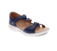 Revere Geneva Women's Closed Heel Sandals - Adjustable Intertwined Straps - Cushioned Outsole - Arch Support - APMA Seal of Acceptance, Blue, 11-11.5