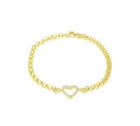Revere Gold Plated Silver Bismarck Link Bracelet