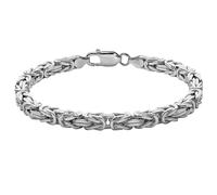Revere Italian Sterling Silver Square Byzantine Bracelet