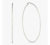 Revere Polished Sterling Silver Classic Hoop Earrings