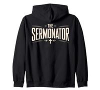 Reverend Church Pastor Christian Zip Hoodie