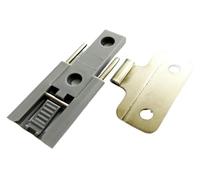 Reversal Folding Sliding Door Hinge 76x28.5mm 4pcs/8pcs for Bi-fold Closet Wardrobe Cabinet Cupboard Tracked(4pcs)
