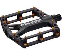 Reverse Black One MTB Mountain Bike Platform Pedals CrMo black/Gold