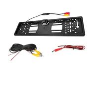 Reverse Camera 12V Car Rearview Camera 4/8/12LED Parking Sensor CCD Image For With European License Plate Frame Backup(4LED)