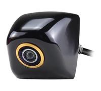 Reverse Camera 170 Deg Golden Fisheye Lens HD 1920x1080P Install Upside Down Vehicle Reversing Backup Parking Rearview AHD MCCD Camera(Black 1080P)(Black 720P)