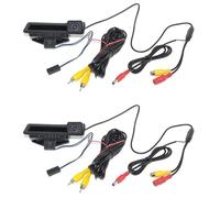Reverse Camera 2X Car Rear View Camera Backup Reverse Tailgate Trunk Handle Camera Replacement for BMW E82 E88 E90 E91 E92 E93 E60 E61 E70 E71