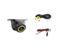 Reverse Camera 4K Three Control Car Camera Reverse Image Gold Fisheye Lens CVBS AHD1080P/720P Front And Rear View Universal Backup(Three control 720P)