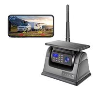 Reverse Camera 5G WiFi Solar Energy Magnetic Wireless 1080 Backup Trailer RVs Rear View Camera IR Night Vision Backup