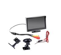 Reverse Camera AHD 1080P Car Monitor 5 Inch Screen For Rear View Reverse Camera TFT LCD Display HD Digital Color Backup Camera(Silver)