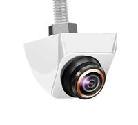 Reverse Camera AHD 1920x1080P Night Vision 12V IP68 Waterproof 170 Degree Fisheye Golden Lens Full HD Vehicle Backup Rear View Camera Backup(1080P White)
