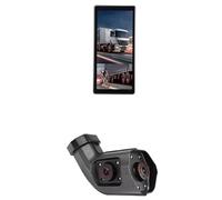 Reverse Camera BSD Alarm Car DVR Video Recording 2 Channel AHD Side View Camera With Truck Buses 10.36 Inch Rear Mirror Monitor Backup(Add Right Camera)