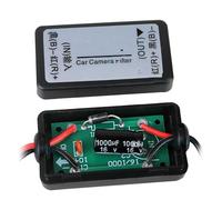 Reverse Camera Car Camera Capacitor Filter Connector DC 12V Power Relay Rectifier Replacement for Rear View Backup Camera Accessories Car Rear View Camera(PJ004 Delay Relay)(PJ001 Filter)