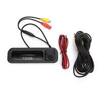 Reverse Camera Fit for Focus MK3 11-14,CCD HD Car Trunk Handle Rear View Camera Waterproof Reverse Monitoring DC 12V