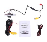 Reverse Camera for Audi TT MK2 8J3 Coupe 2006-2014 for Skoda Fabia MK1 MK2 2000-2014 for Passat B5 Variant 2000-2005 Number Plate Light Rear Fit NTSC Reverse Parking Camera