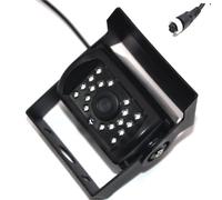 Reverse Camera For Truck Trailer Pickups RV Backup Heavy Duty 18 IR Night Vision Waterproof Vehicle Parking CCD HD Rear View Camera(With lines(4Pin))